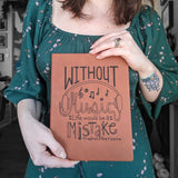 Without Music Life Would be a Mistake - Vegan Leather Journal, Large