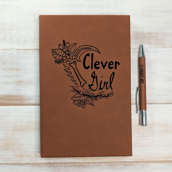 Clever Girl - Vegan Leather Journal, Small