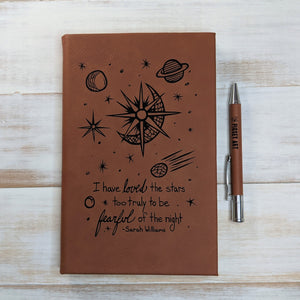 Loved The Stars Truly - Vegan Leather Journal, Small